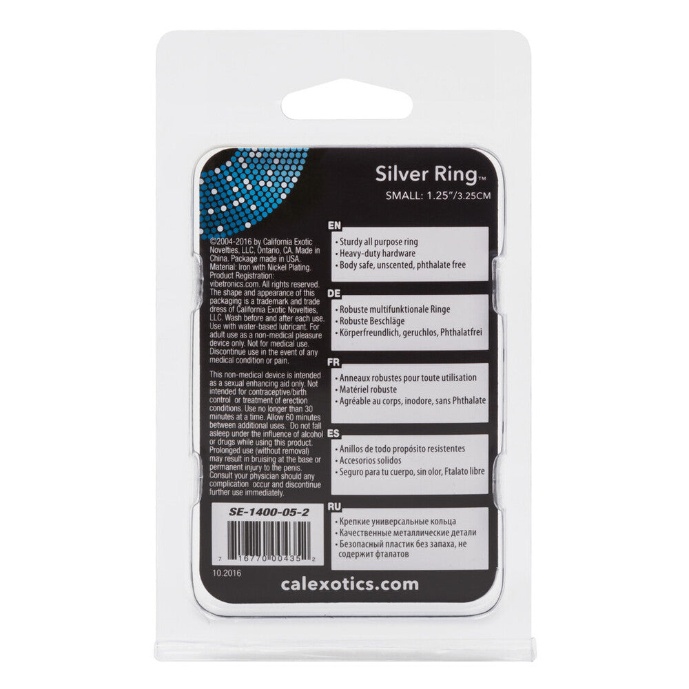 Small Silver Penis Ring