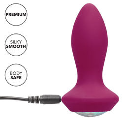 PETITE Power Gem Butt Plug Vibrating Crystal Probe