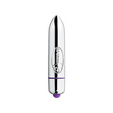 Rocks Off RO-80mm Chrome & Purple Bullet Vibrator