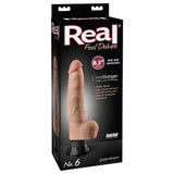 Real Feel Deluxe No 6 Flesh Penis Vibrator