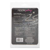 Nipple Play Non Piercing Nipple Chain Jewellery Onyx