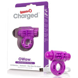 Screaming O Charged OWow Purple Vibrating Cock Ring