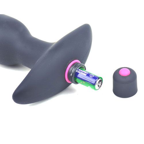 Silicone Butt Plug With Vibrating Bullet