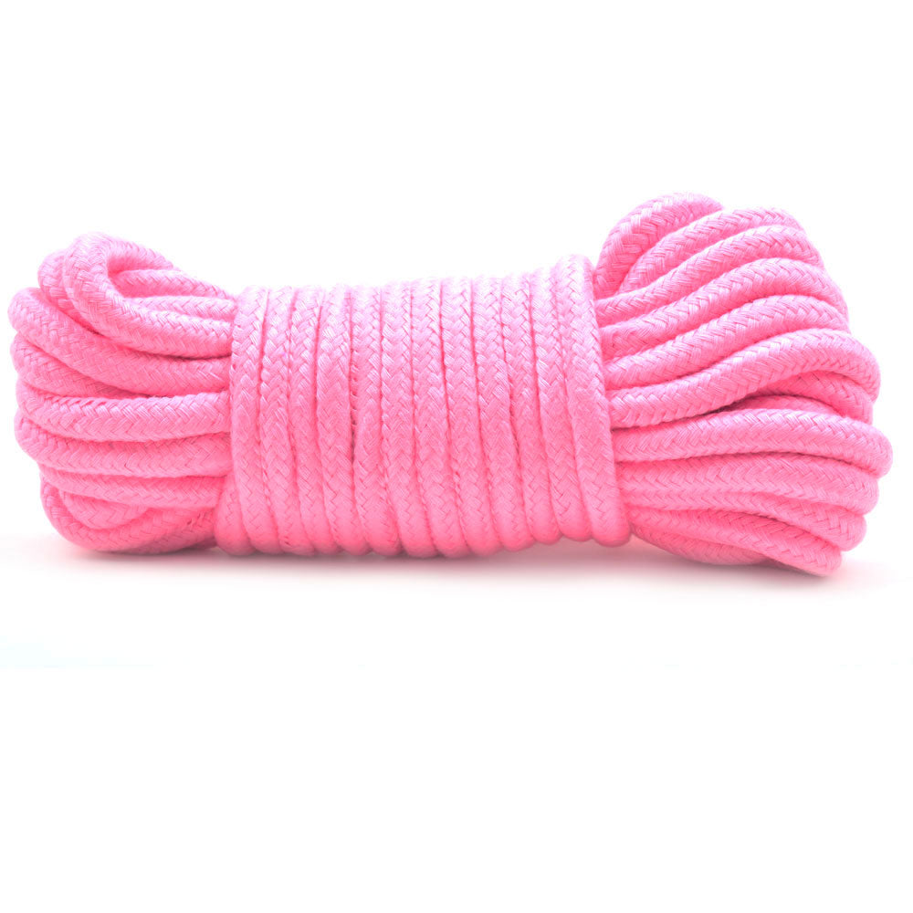10 Metres Cotton Bondage Rope Pink – Loveoutlet